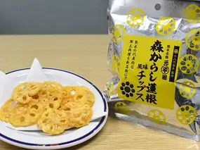 からし蓮根チップス