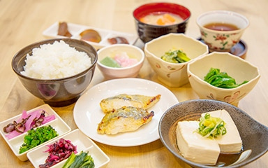 A sample of dishes