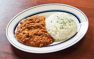 Curry and rice (free refill)
