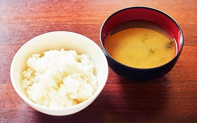 Rice / Miso soup(free refill)