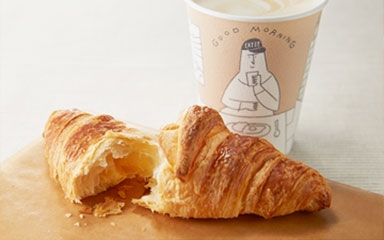Croissant + The Below Drink