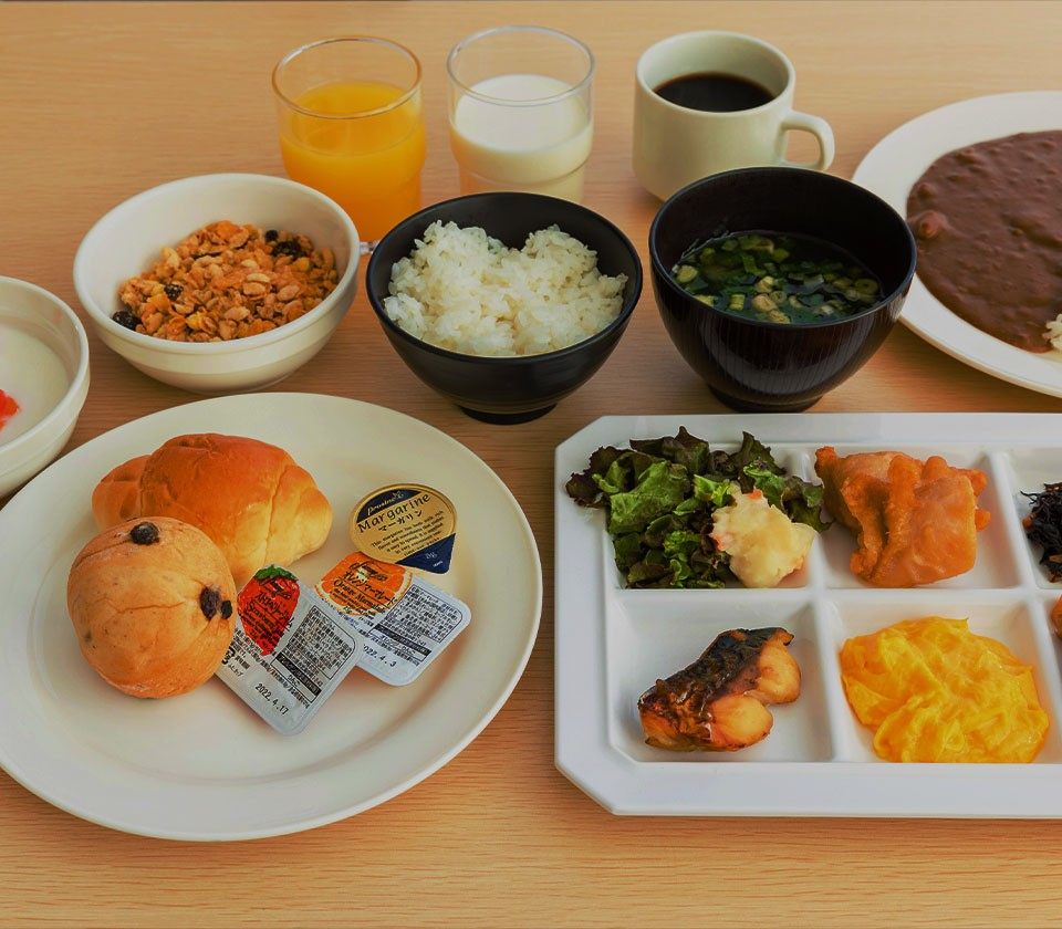 早餐备有日式及西式的每日精选料理