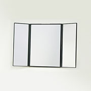Three-sided mirror