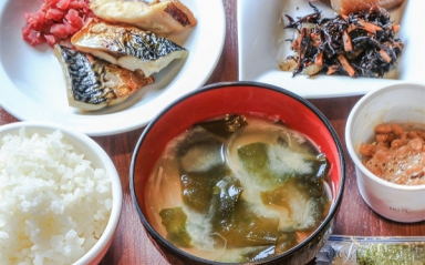 Example of Japanese food arrangement
