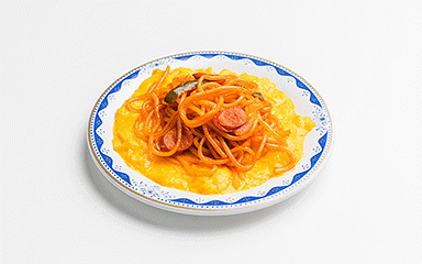 Napolitan ketchup-based spaghetti (Daily Special)