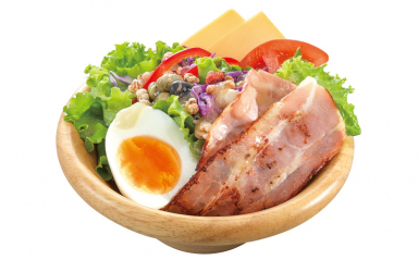 4. Egg & chicken sandwich (with morning salad)
+ coffee, tea or orange juice