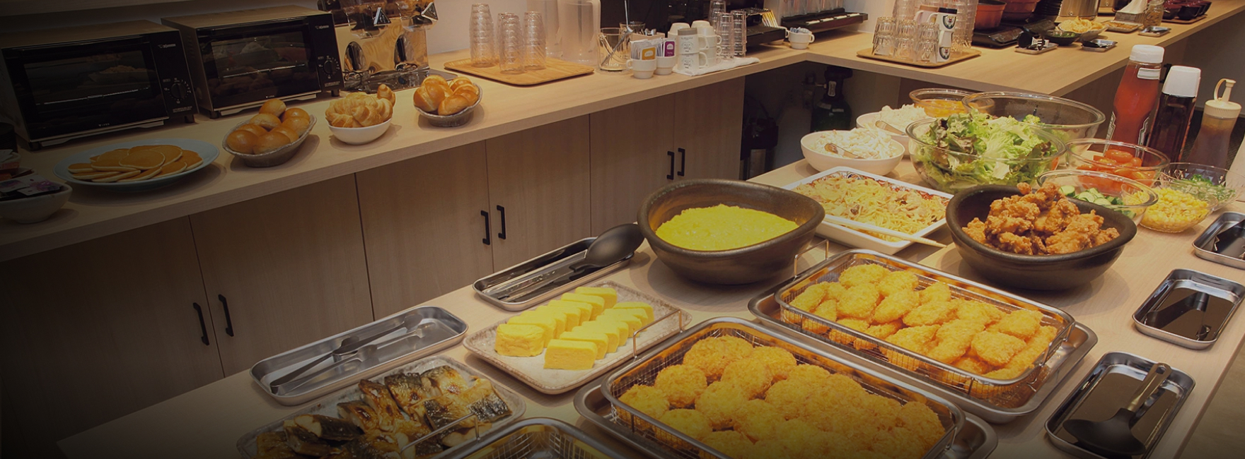 北海道食材を使用したビュッフェメニューをご用意