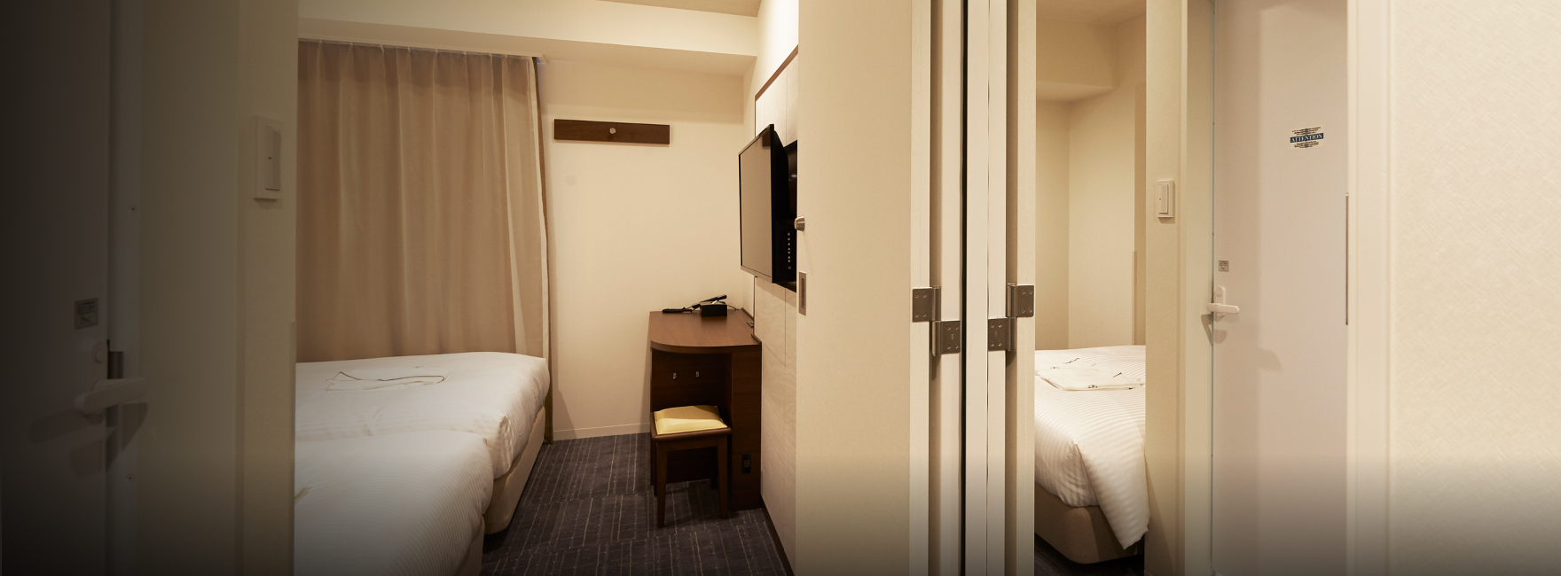 ダブルルームからコネクティングルームなど、多様な客室をご用意