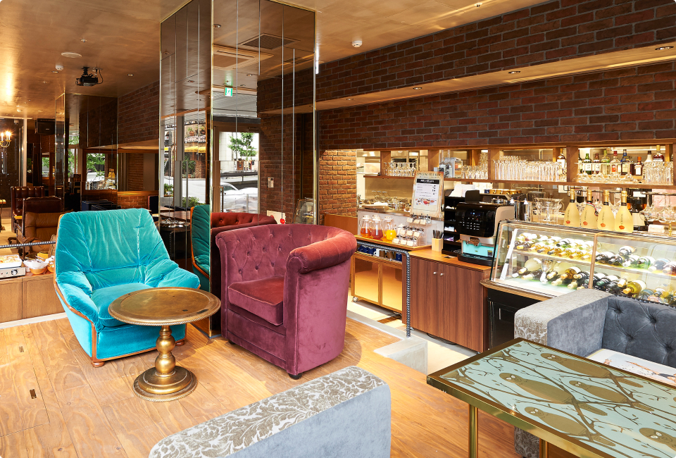 画像：朝食会場