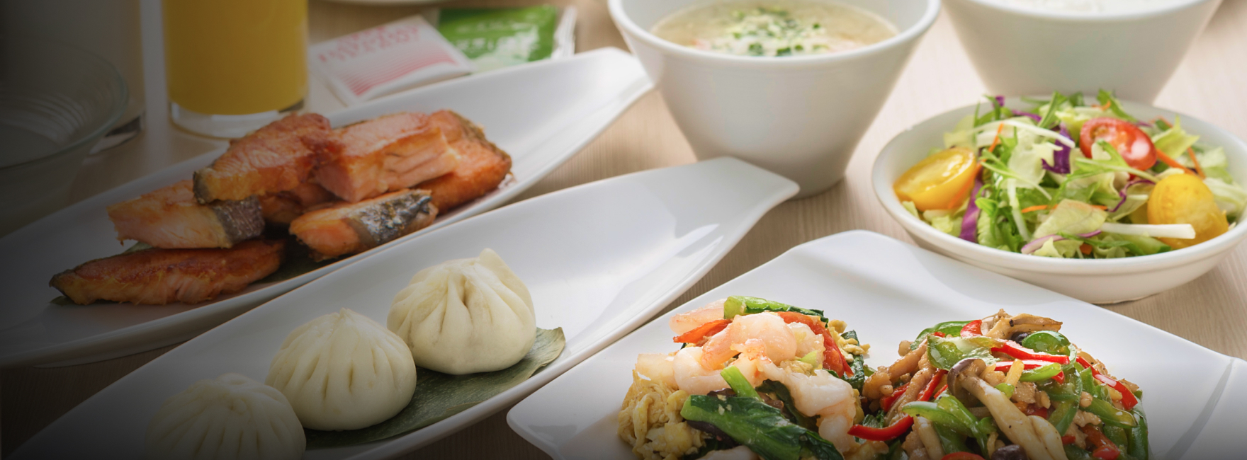 朝食には本格中華ビュッフェをご用意