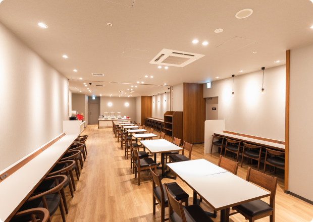 朝食会場