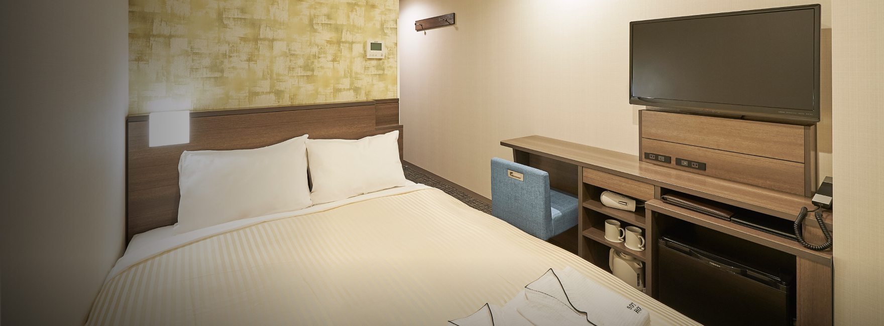 全米トップクラスの実績を誇るサータ社製ベッドを全室に導入