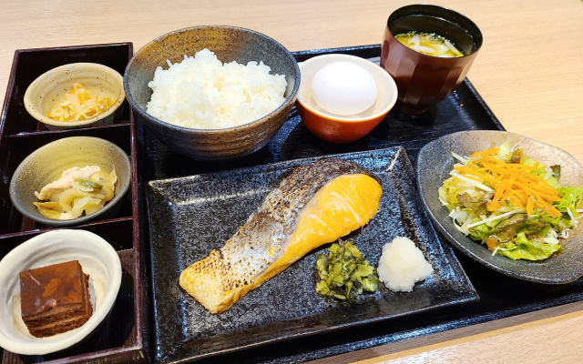 盛り付け例（和食）