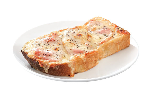 3種チーズのクロックムッシュ + 珈琲 or 紅茶 or オレンジジュース
