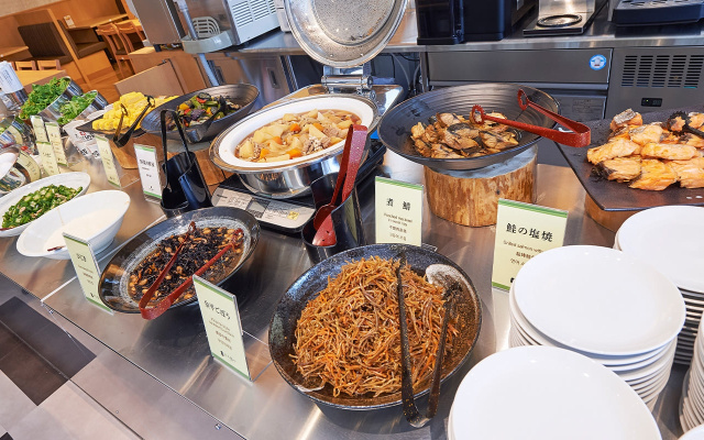 朝食会場
