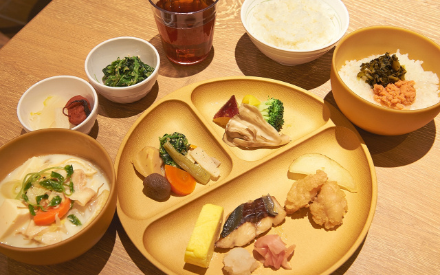 盛り付け例（和食）