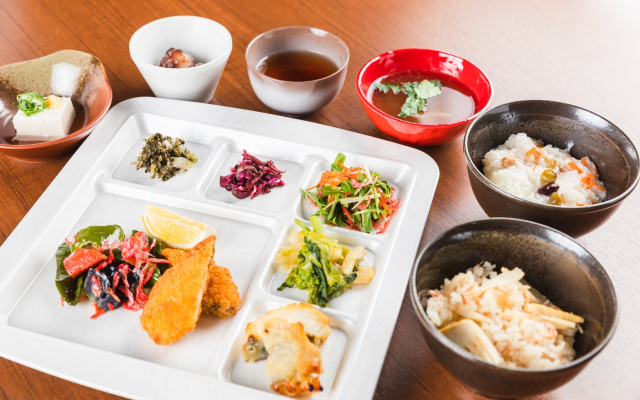 朝食会場