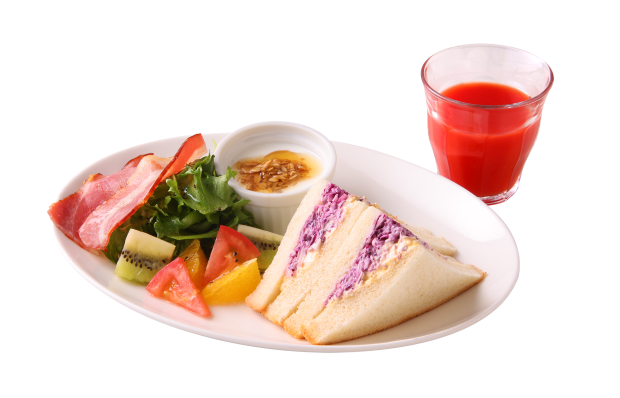 画像：コールスローたまごサラダサンドプレート