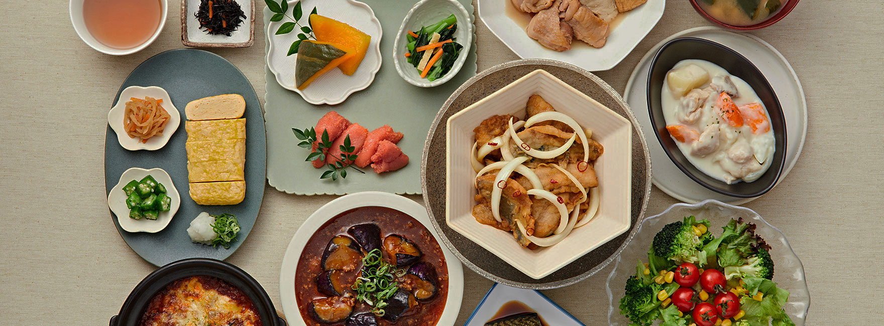 ホテル1階の「さち福や」にて、和食ビュッフェをご用意