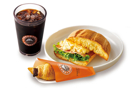 ホットサンドベーコンたまご