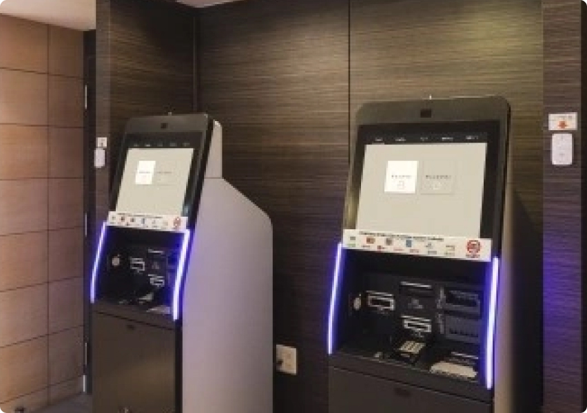 セルフチェックイン・チェックアウト端末「スマーレ」