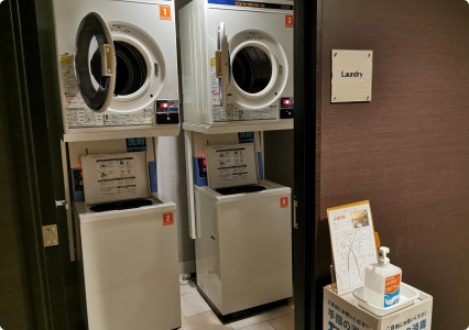 画像：コインランドリー