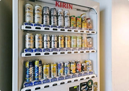 画像：自動販売機コーナー