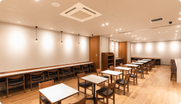 朝食会場