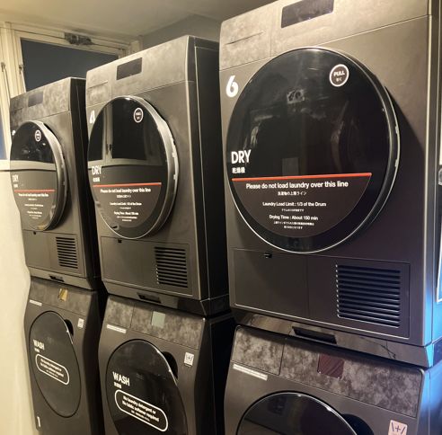 画像：コインランドリー
