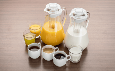 Drink (Green tea, Coffee, Orange juice, Milk etc.)
