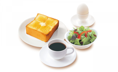 Boiled eggs and toast + coffee, tea or orange juice