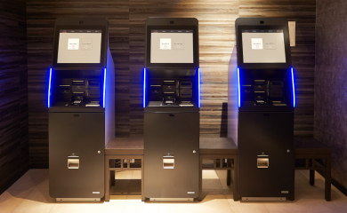 Easy check-in with automatic check-in machine