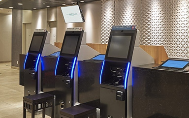 체크인·체크아웃 단말 