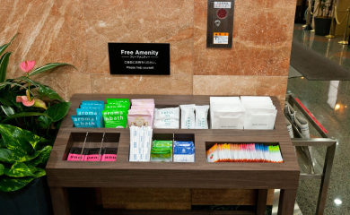 Free amenity area
