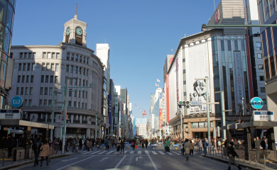 銀座的街道
