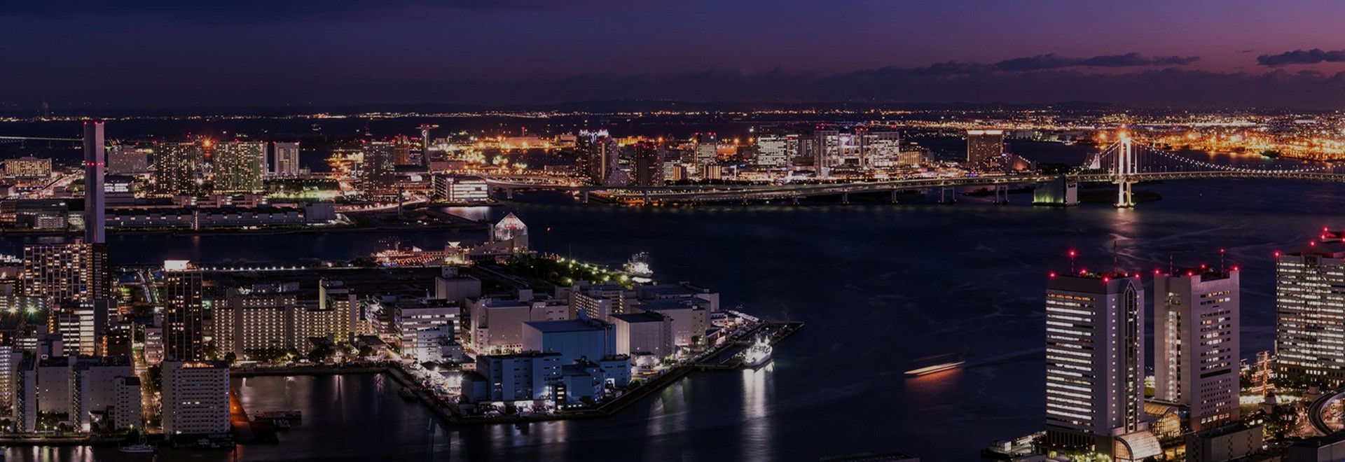 Popular waterfront area in Tokyo