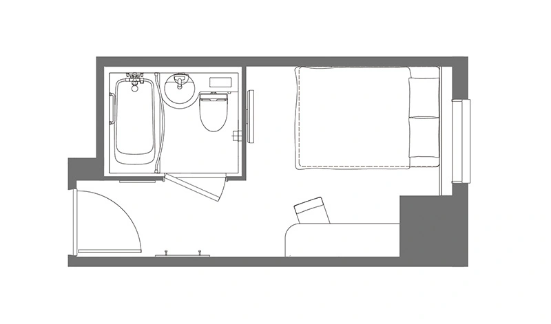 スタンダードダブルの間取り