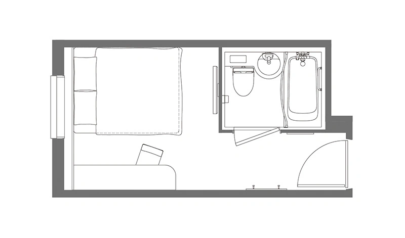 スーペリアダブルの間取り