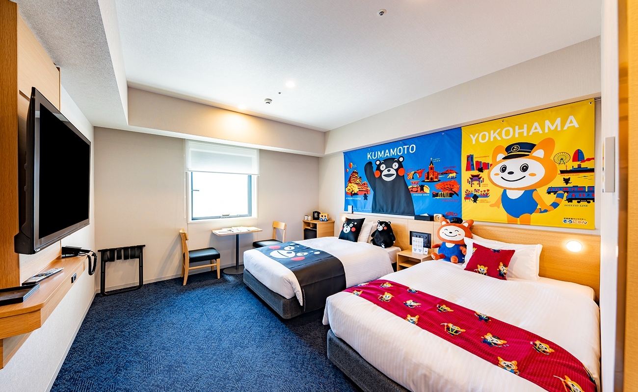 そうにゃん・くまモンルーム(ツインルーム)
