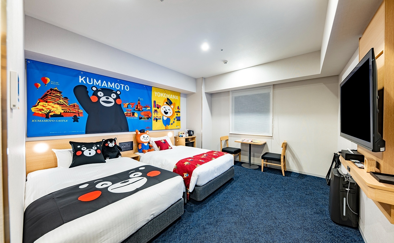 そうにゃん・くまモンルーム(ツインルーム)
