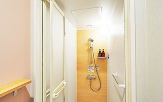 Shared shower rooms