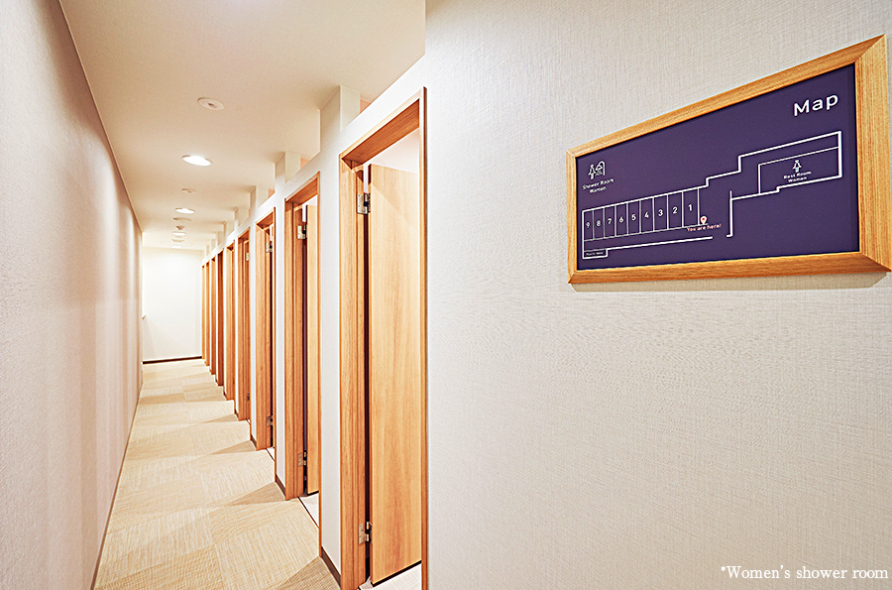 Women's shower room