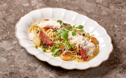 Chorizo Oil Pasta