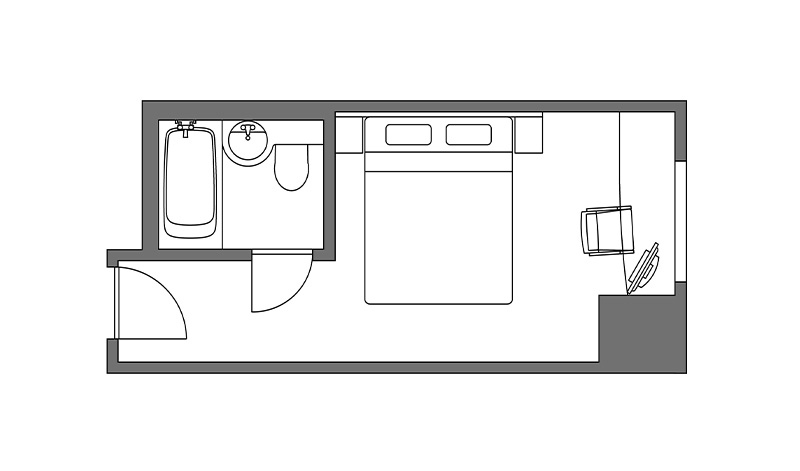スタンダードダブルの間取り