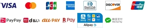 対応クレジットカード、QRコード決済のお取り扱い
